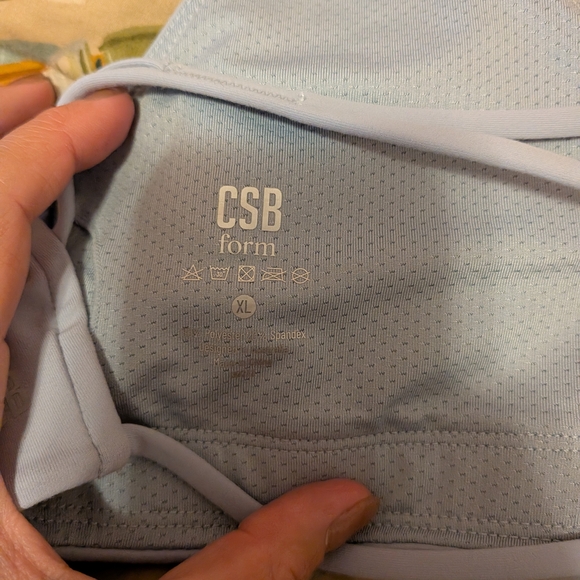 Crop Shop Boutique Light Blue Bra - Picture 3 of 3